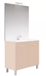 Meuble NEW YORK sur pieds 70cm rose poudré