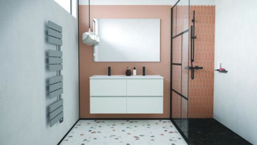Meuble OSLO à suspendre 4 tiroirs 120cm blanc mat