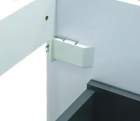 Meuble OSLO à suspendre 4 tiroirs 120cm blanc mat