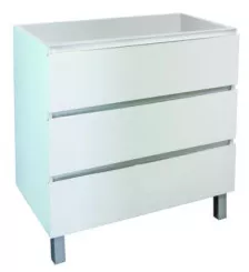 Caisson 3 tiroirs blanc mat OSLO 80cm