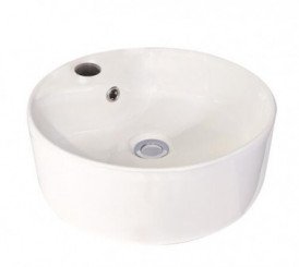 Vasque à poser ronde ø40x16 cm blanche - BATHROOM THERAPY