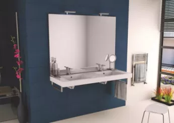 Plan vasque PMR en résine 120cm ergo - NEOVA