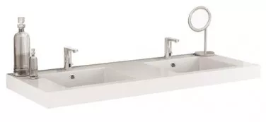 Plan vasque PMR en résine 140cm ergo - NEOVA