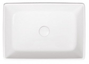 Vasque rectangulaire à poser 50x35cm blanche