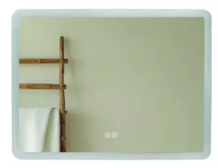 Miroir LED Athènes 90X60cm contours givrés