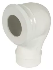 Pipe WC contre-coudée verticale ø100