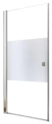 Paroi de douche porte pivotante verre givré SELYNA 80cm