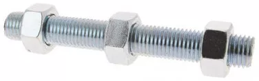 Tirant acier zingue 3 écrous 8.8 16/110