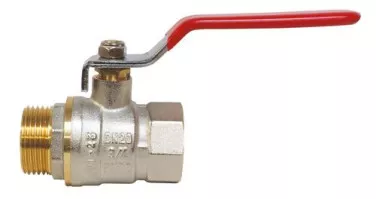 Vanne à sphère mâle femelle 20/27 à manette plate