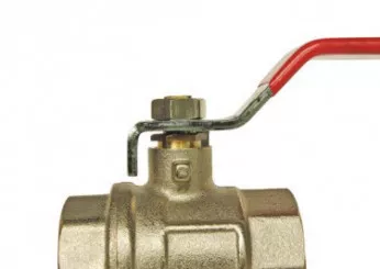 Vanne à sphère double femelle 33/42 à manette plate
