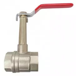 Vanne à sphère à rehausse double femelle 40/49 V490 à manette plate