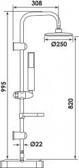 Colonne thermostatique Prim'o