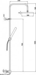 Colonne de douche thermostatique Access'O - ROLF