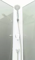 Cabine de douche accès d'angle 80cm YAKO