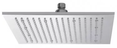 Pomme de tête carrée extra-plate avec led 300x300mm