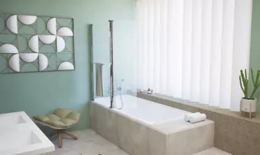 Pare-baignoire 2 volets 140x120cm verre trempe transparent