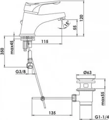 Mitigeur de lavabo Access C2 