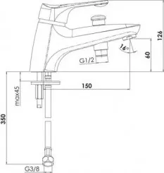Mitigeur bain-douche monotrou Access C2 