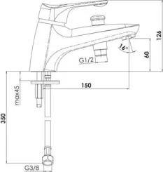 Mitigeur bain-douche monotrou Access C2 