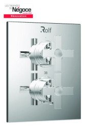 Thermostatique de douche avec set déco à encastrer Star'O - ROLF Inside