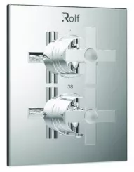 Thermostatique de douche avec set déco à encastrer Star'O  Inside
