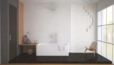 Pack thermostatique de bain/douche à encastrer Cuadr'O 