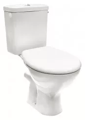 Pack WC sans bride NF LIMPIO charnières plastique 
