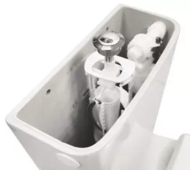 Pack WC sans bride NF LIMPIO charnières plastique 