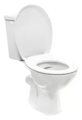 Pack WC sans bride NF LIMPIO charnières inox 