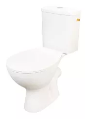 Pack WC sans bride NF LIMPIO avec abattant thermodur 