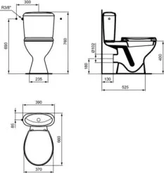 Pack WC NOE - PORCHER