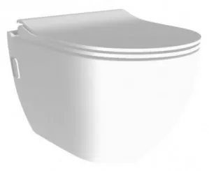 Cuvette suspendue design carénée sans bride 