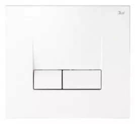 Plaque de commande 3/6 litres blanche 