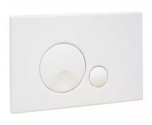 Plaque de commande ronde blanche ABS