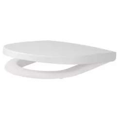 Abattant blanc pour cuvette sans bride