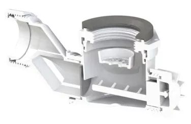Siphon de lavabo extra-plat GENI'O ø32 