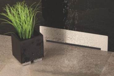 Pack caniveau mural inox avec grille