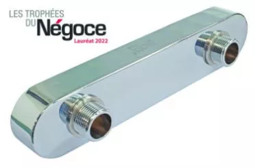 Adaptateur universel tout entraxe Ax'o rond chromé 