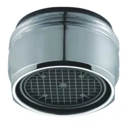 Aérateur mâle 24/100 grille plastique 13,5 à 15l/min