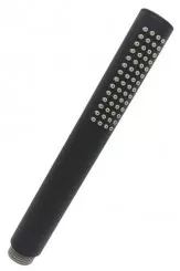 Douchette monojet anticalcaire ABS noir 