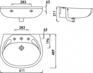 Lavabo à poser sur colonne 503511513