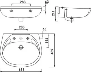 Lavabo à poser sur colonne 503511513