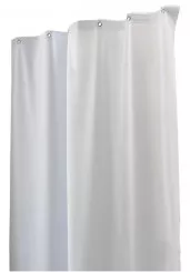 Rideau de douche PVC avec anneaux 90x200cm
