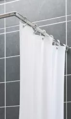 Lot de 12 mousquetons plastique blanc