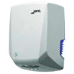 Sèche-mains à air pulsé chromé