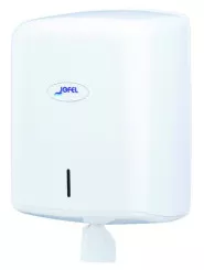 Distributeur d'essuie-mains à bobine blanc