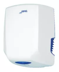 Sèche-mains à air pulsé blanc
