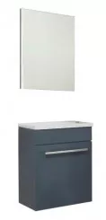 Meuble lave-mains de face anthracite cuzco