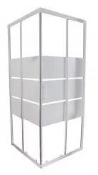 Paroi de douche accès d'angle AUMEA 80cm
