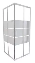Paroi de douche accès d'angle AUMEA 80cm